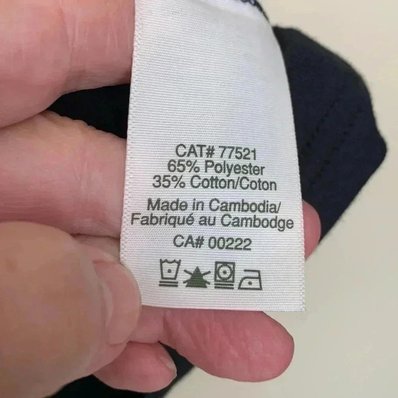 Tradition NWOT black, short sleeve T-shirt  with lace edging - Picture 5 of 6